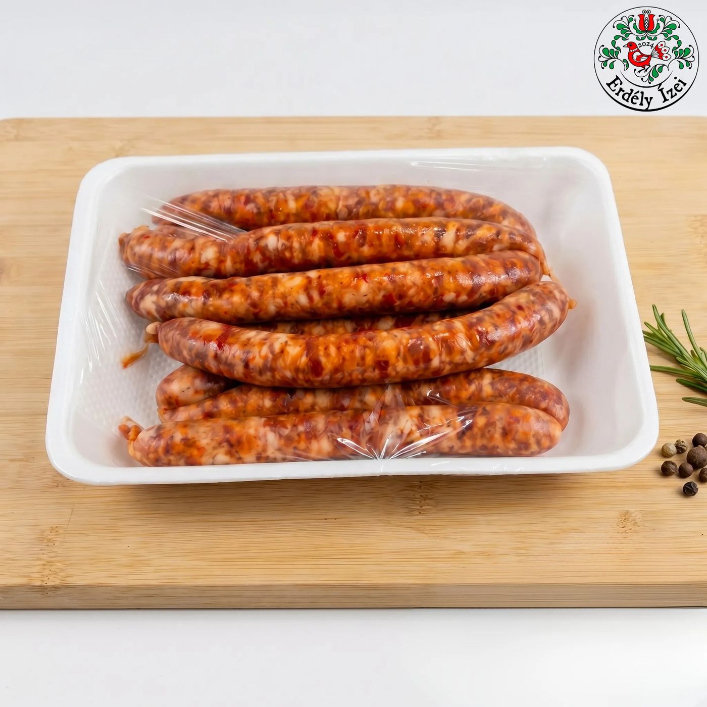 Erdélyi Ízesitésű Pikáns grillkolbász 500g